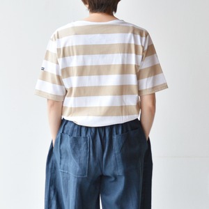 SAINT JAMES(セントジェームス)薄手ワイドボーダーシャツ半袖(15JCPIRI.GRD/1R)全4色