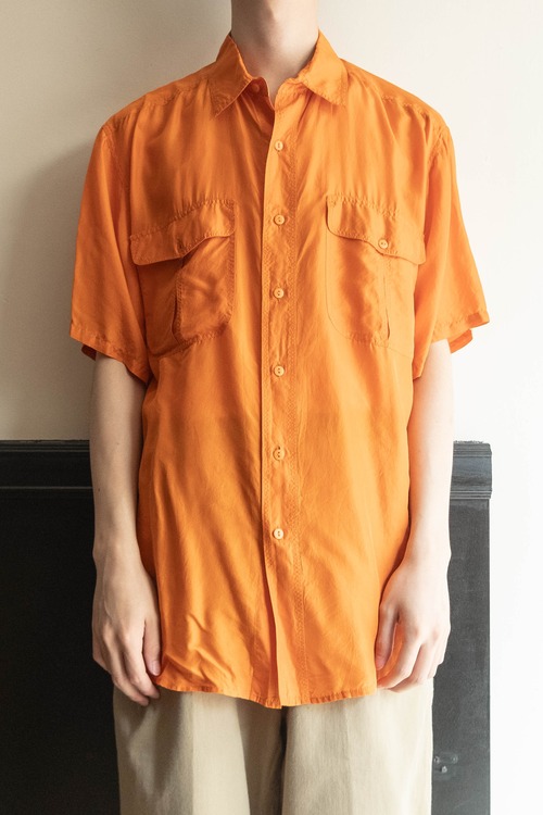 SILKKING ウォッシャブルシルクS/Sシャツ 414B