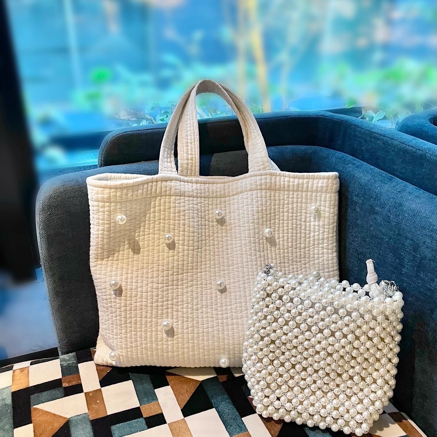 ハンドメイド ♡ フリルバッグ フリル巾着 レッスンバッグ 