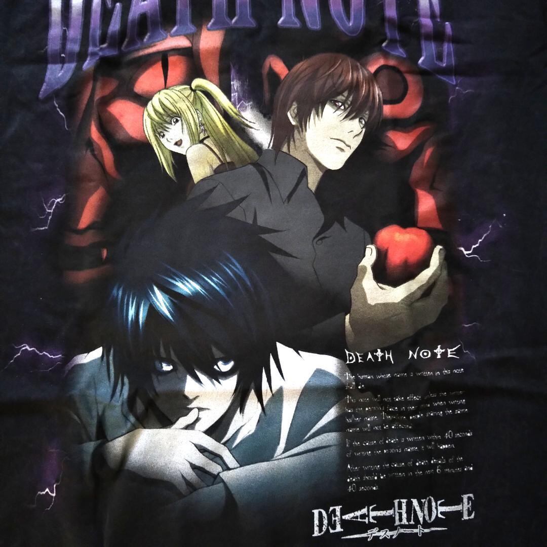 DEATHNOTE Tシャツ L～XL アニメ 映画 漫画 ブート 少年ジャンプ DEATH