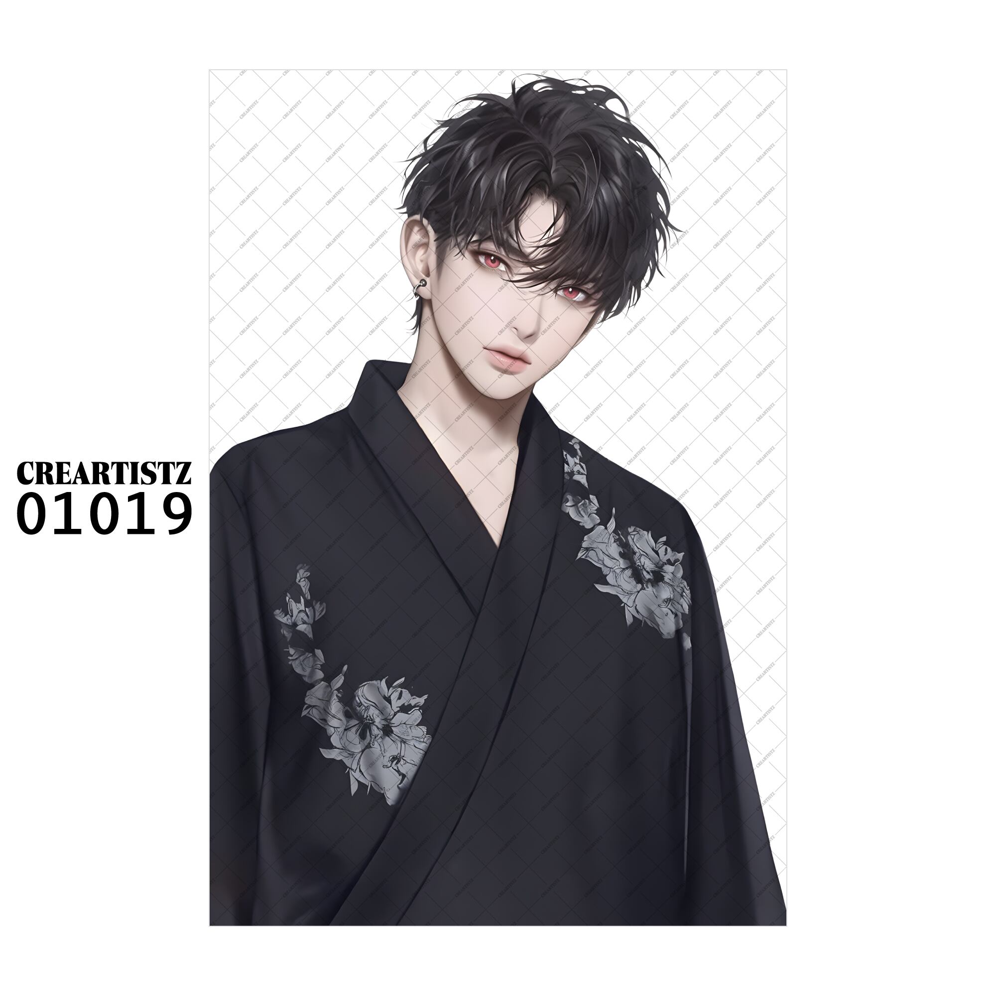 01019 ボーイ クール オリジナル ペーパー/ステッカー 4枚セット CREARTISTZ