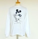 Schott/Disney L/S Tee Skater　White