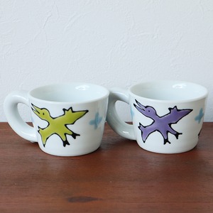 波佐見焼　食器３点セット　（ティラノサウルス・トリケラトプス）　15-071