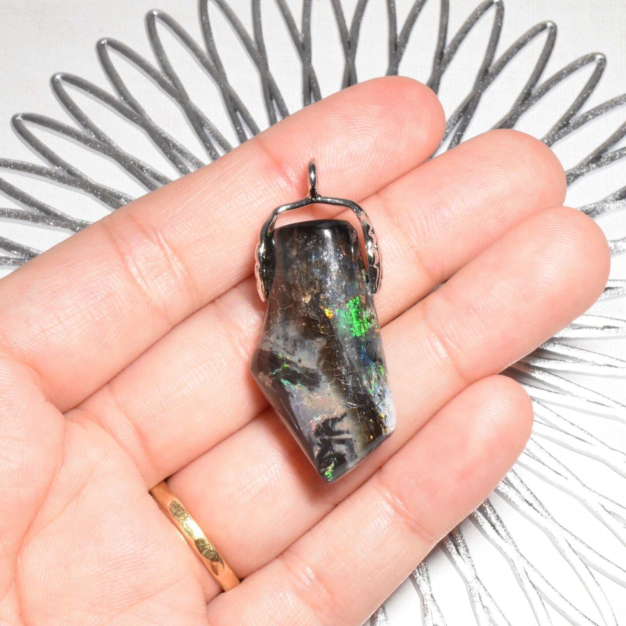 ウッドオパール ペンダントトップ 【公式通販】