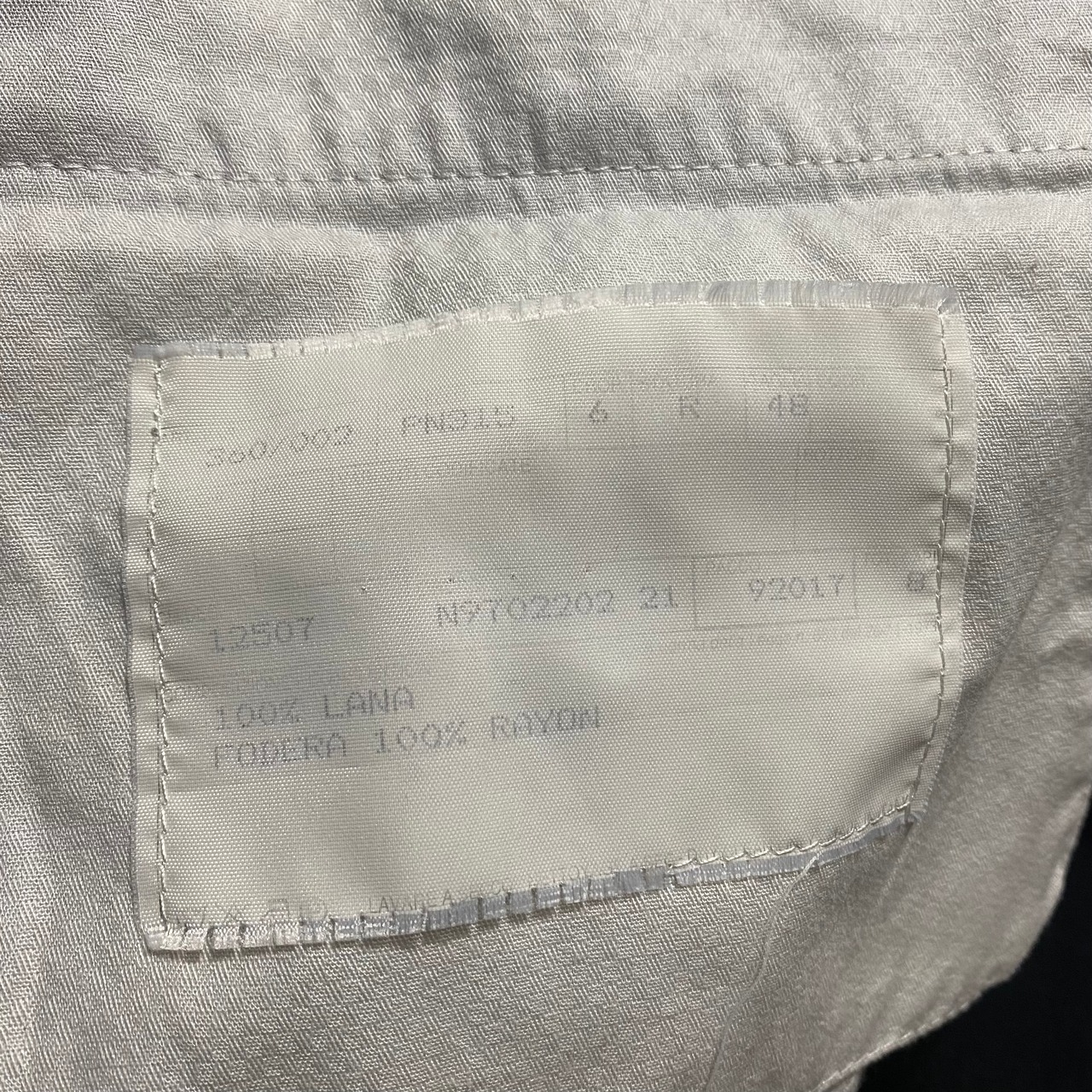 vintage HERNO black brushed wool slacks