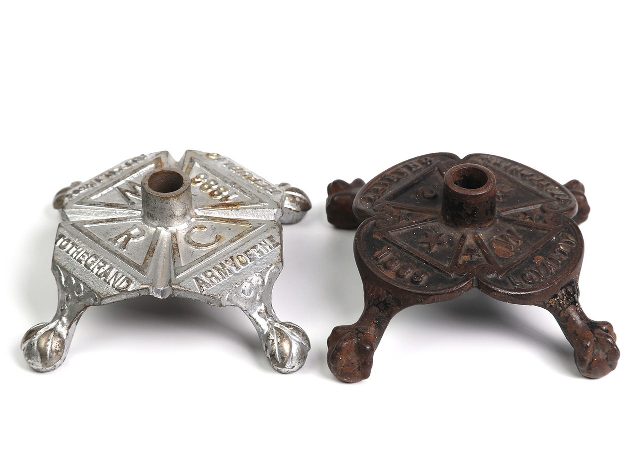 1920s flag stand base