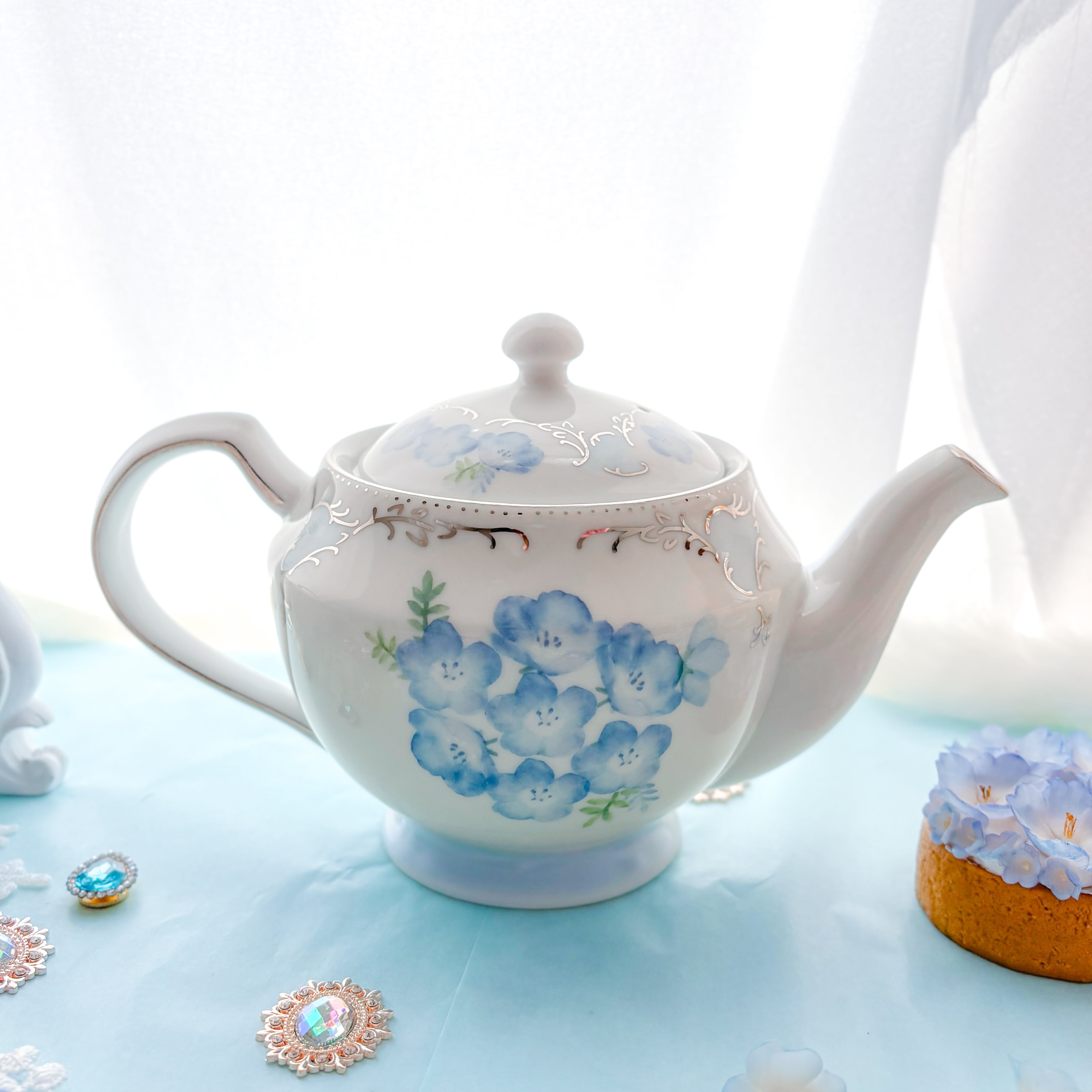 Fleur de Nemophila〜Tea Set〜 | Blanche Neige