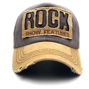 Vintage style ROCK snapback cap [2 colors available]