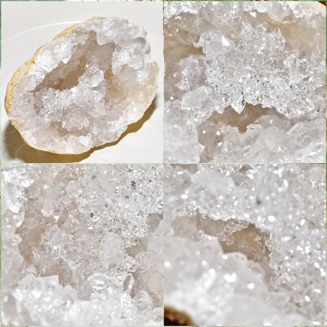 キラキラ輝く! 水晶ジオード 1個売り モロッコ産 CGD03