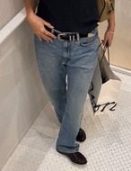 【新作5％OFF・3日間】牛革100％・Real Suede Belt_3colors