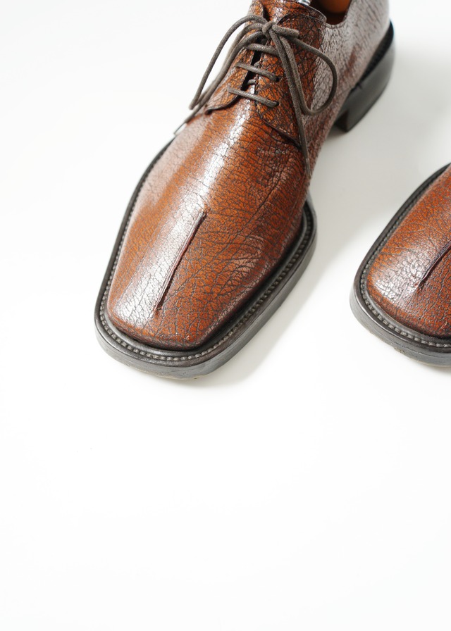 90's CoSTUME NATIONAL HOMME center seam square toe shoes
