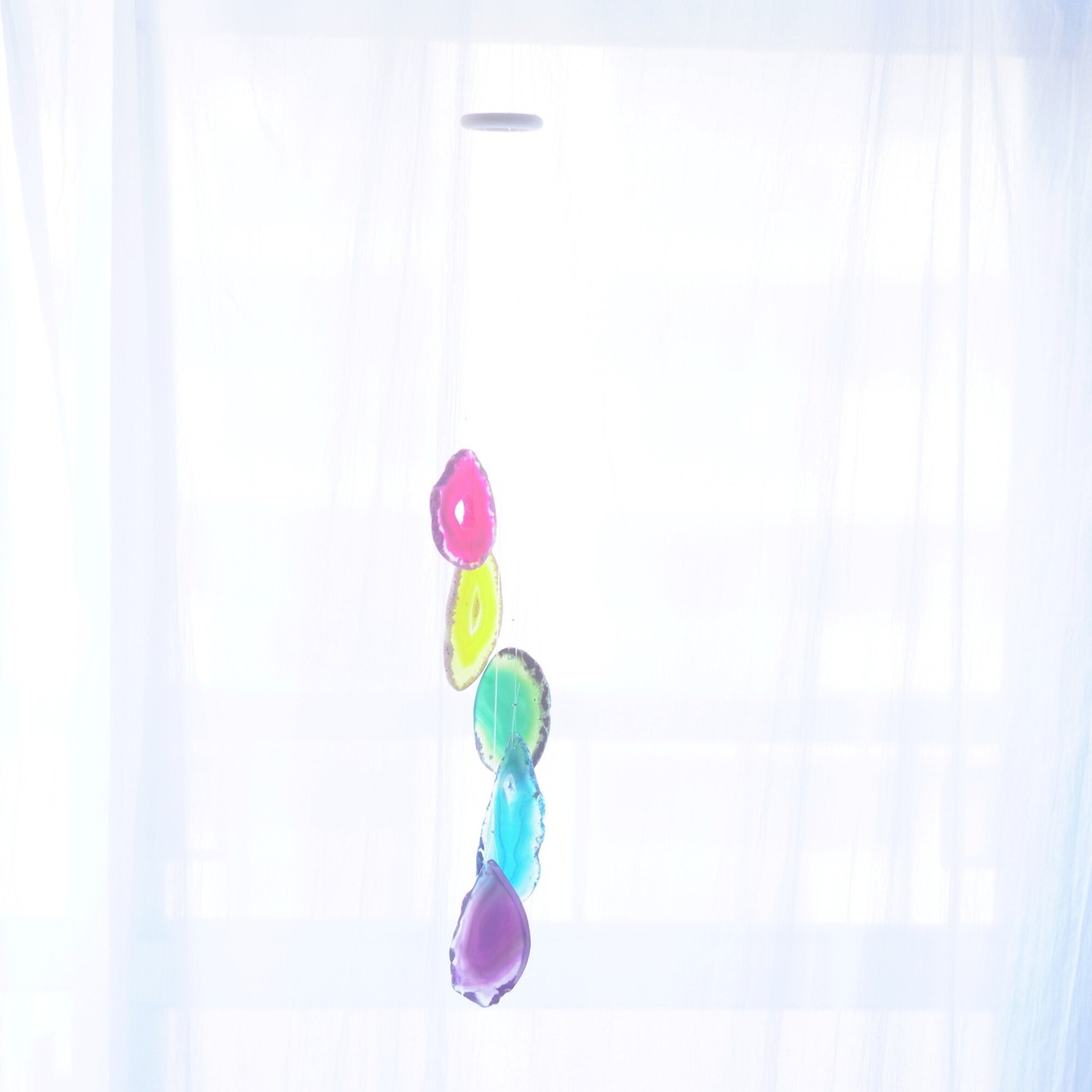 Vivid Rainbow 03 - アゲートヒーリングチャイム / Agate Sun Catcher Wind Chime 235