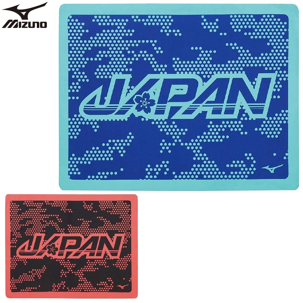 セームタオル N2JYA050 JAPAN 日本代表 mizuno ミズノ 柄スイムタオル 