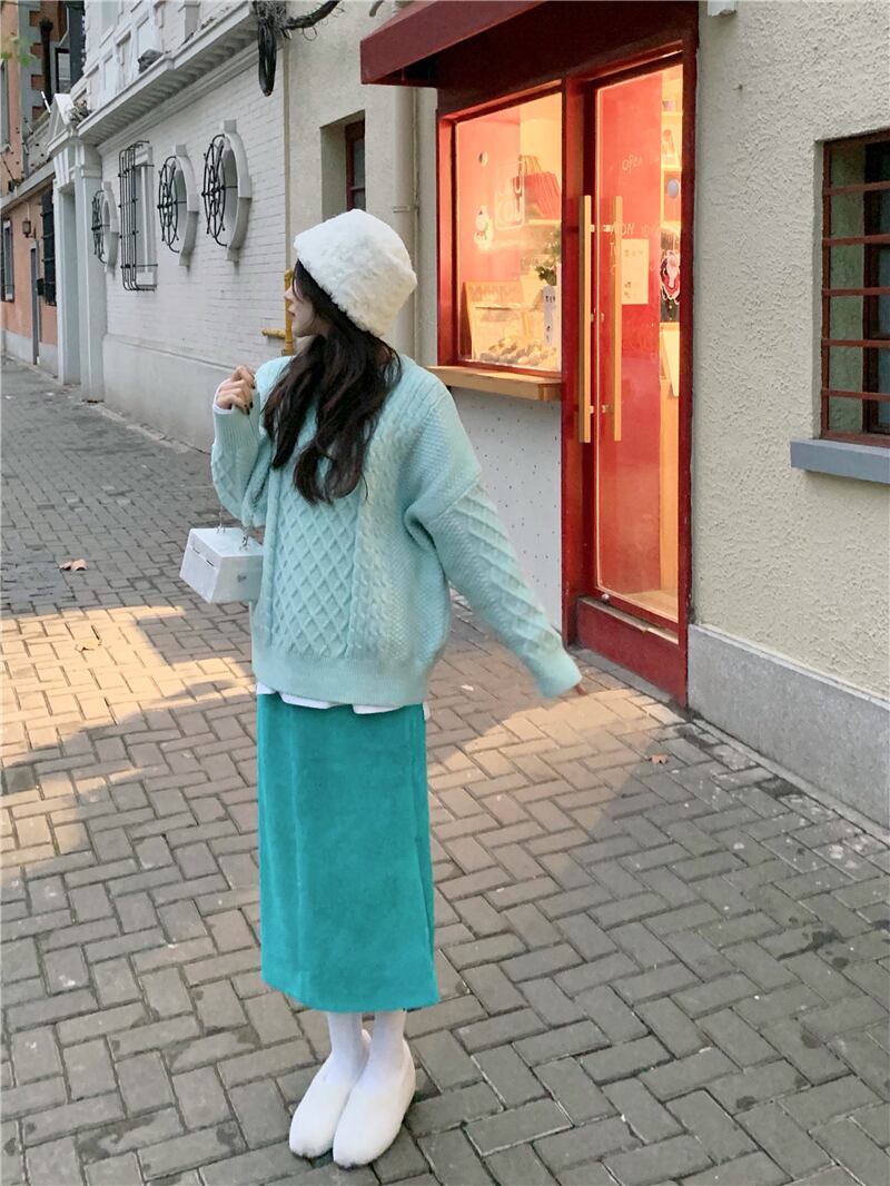 セーター オータムウィンタージャケット 秋物 冬物 ブラックストロベリース55564417147