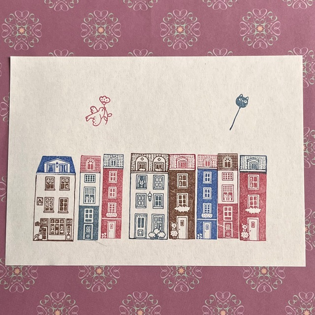 細長い家(窓のウサギ )