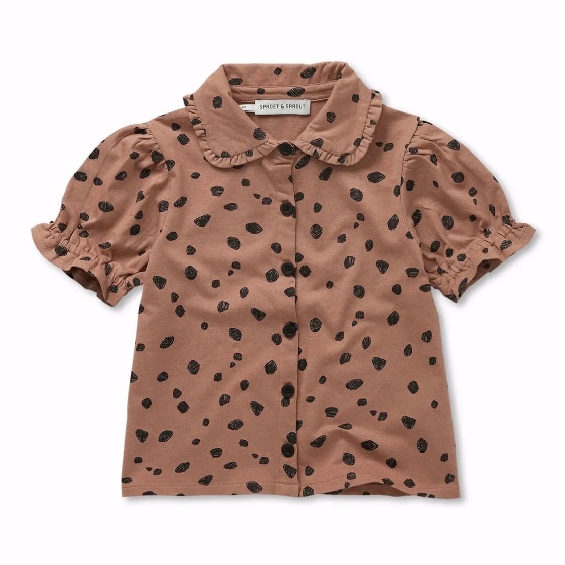 SPROET&SPROUT Ruffle Blouse【2-10Y】Camel