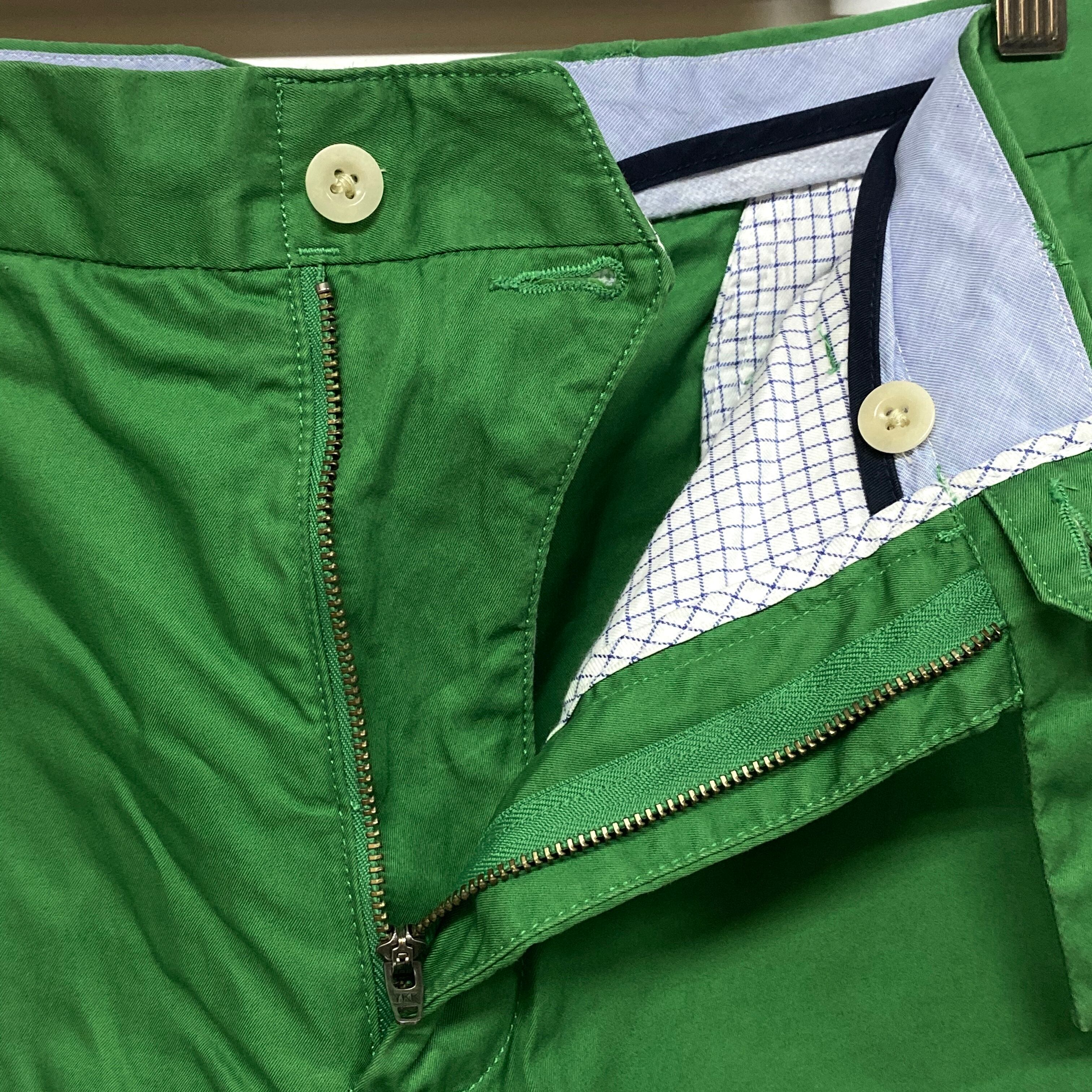 RRL ラルフローレン　W36 オリーブ色 ショートパンツ 　ヴィンテージ Ralph Lauren ラルフローレン ショートパンツ カラーショーツ メンズ