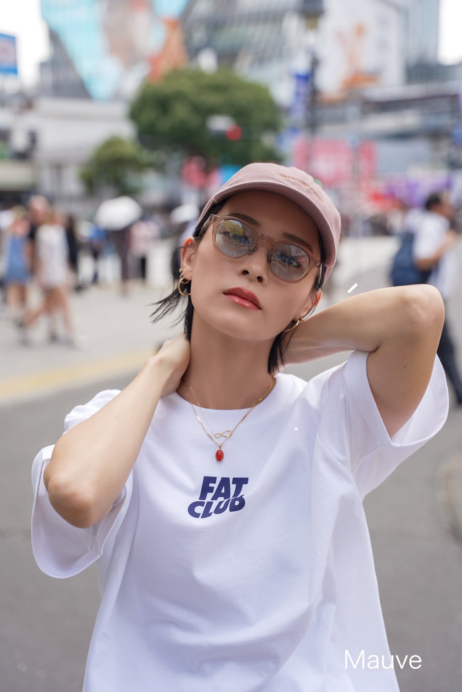 ブルックス　ケプカ　直筆サインメジャーチャンピオン　ダンロップフェOP 未使用品 尾崎紗代子×FAT CLUB CAP（Mauve） | FAT CLUB