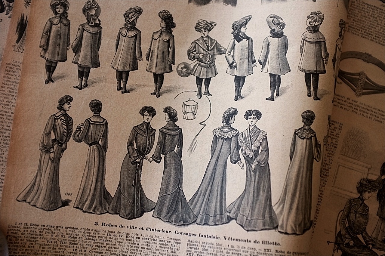 1903s Le Petit Echo de la Mode 44c 永遠の淑女とモード新聞