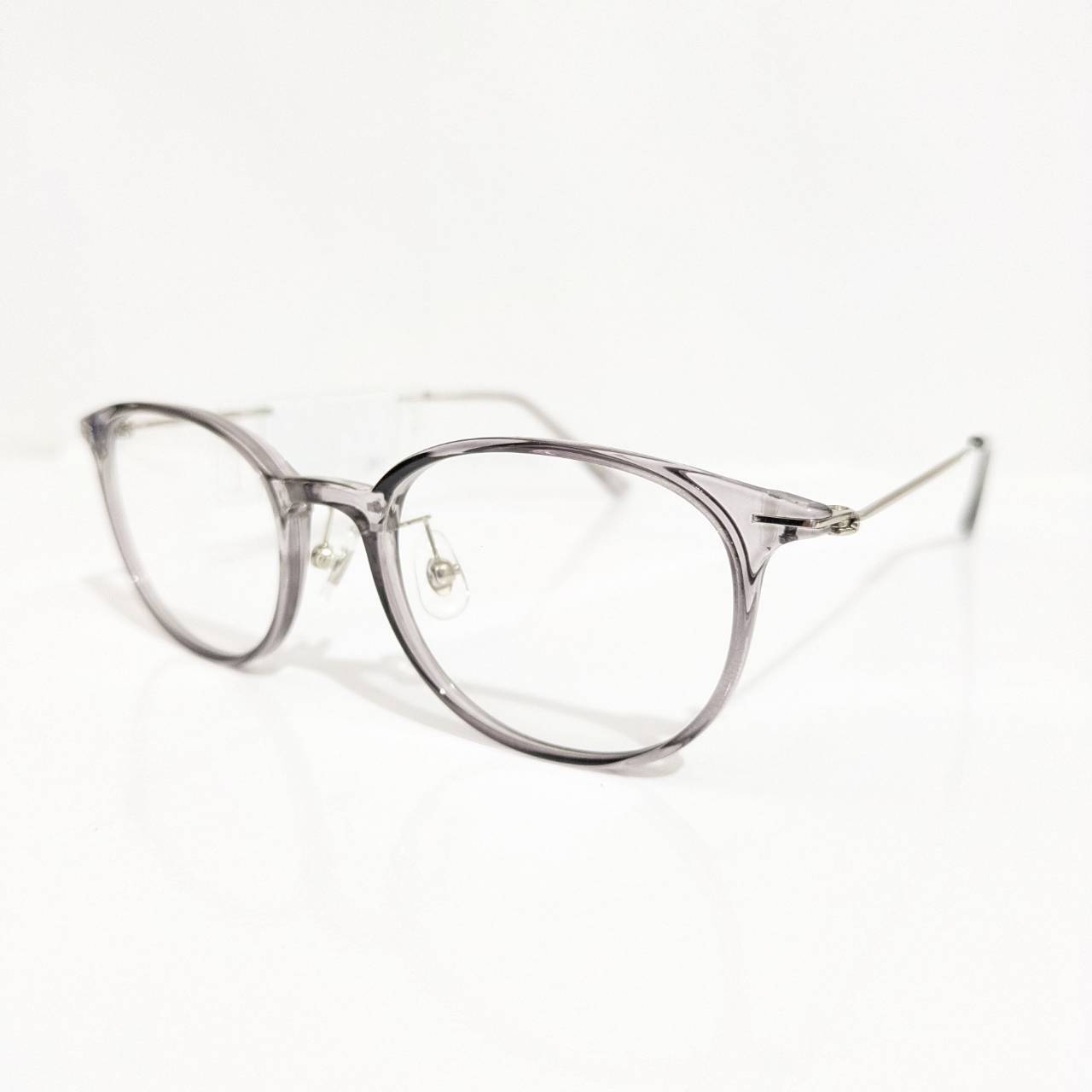 【Eyecandy】ボストンセルフレーム クリアグレー