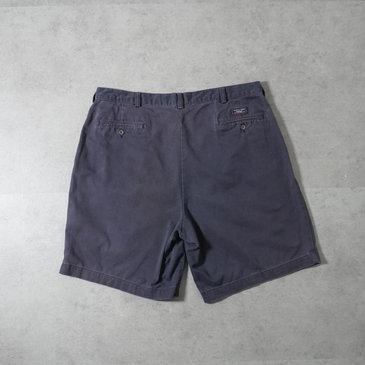 Polo by Ralph Lauren "TYLER SHORTS" navy [W38] 古着 - 2