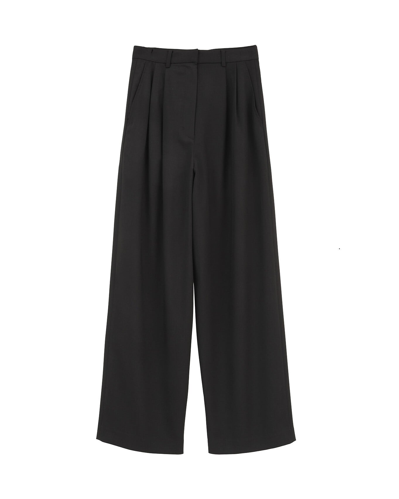 CLANE(クラネ) BASIC TUCK PANTS BLACK | サウスオレンジ｜メンズ