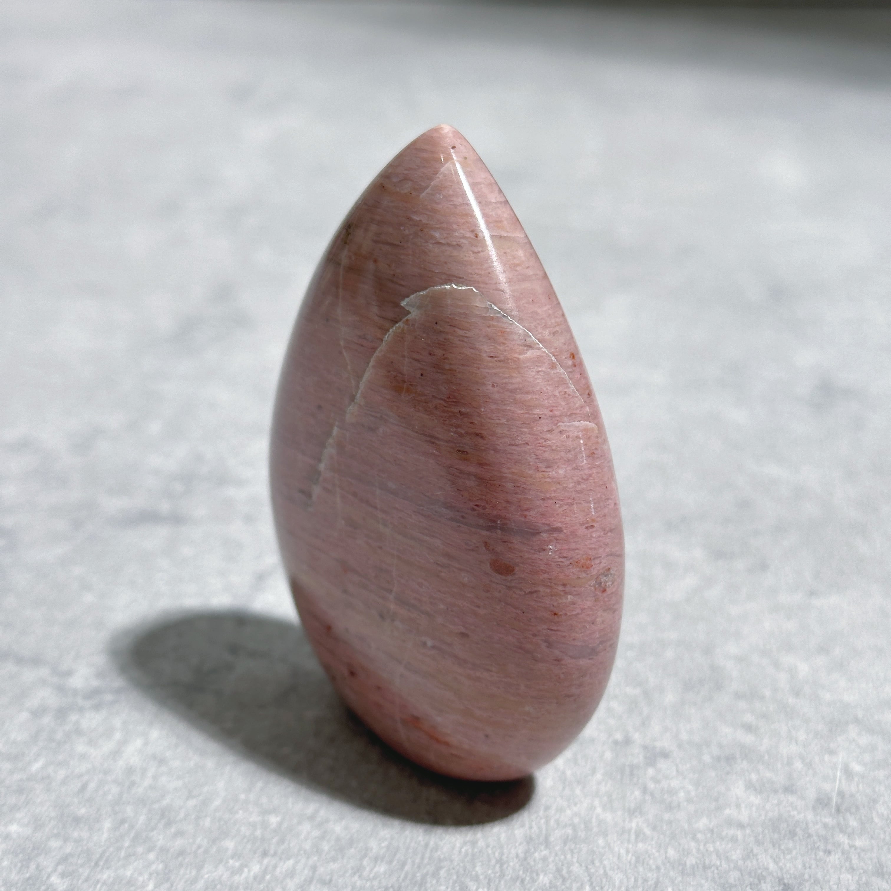 ピンクペトリファイドウッド しずく型12◇Pink Petrified Wood