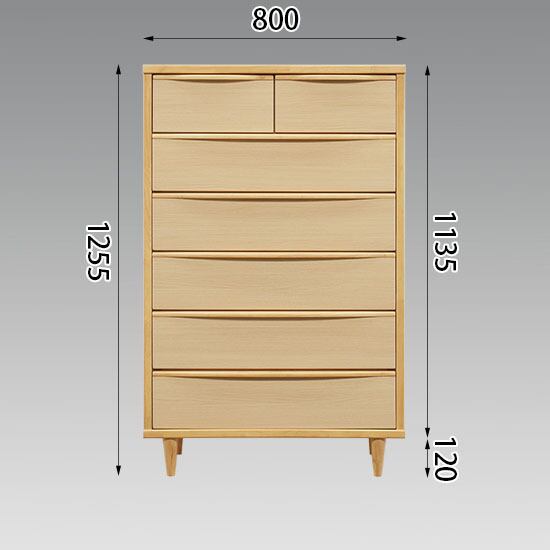 幅80】チェスト 6段 衣類収納 収納 大容量(全2色) | 公式｜家具通販のJ