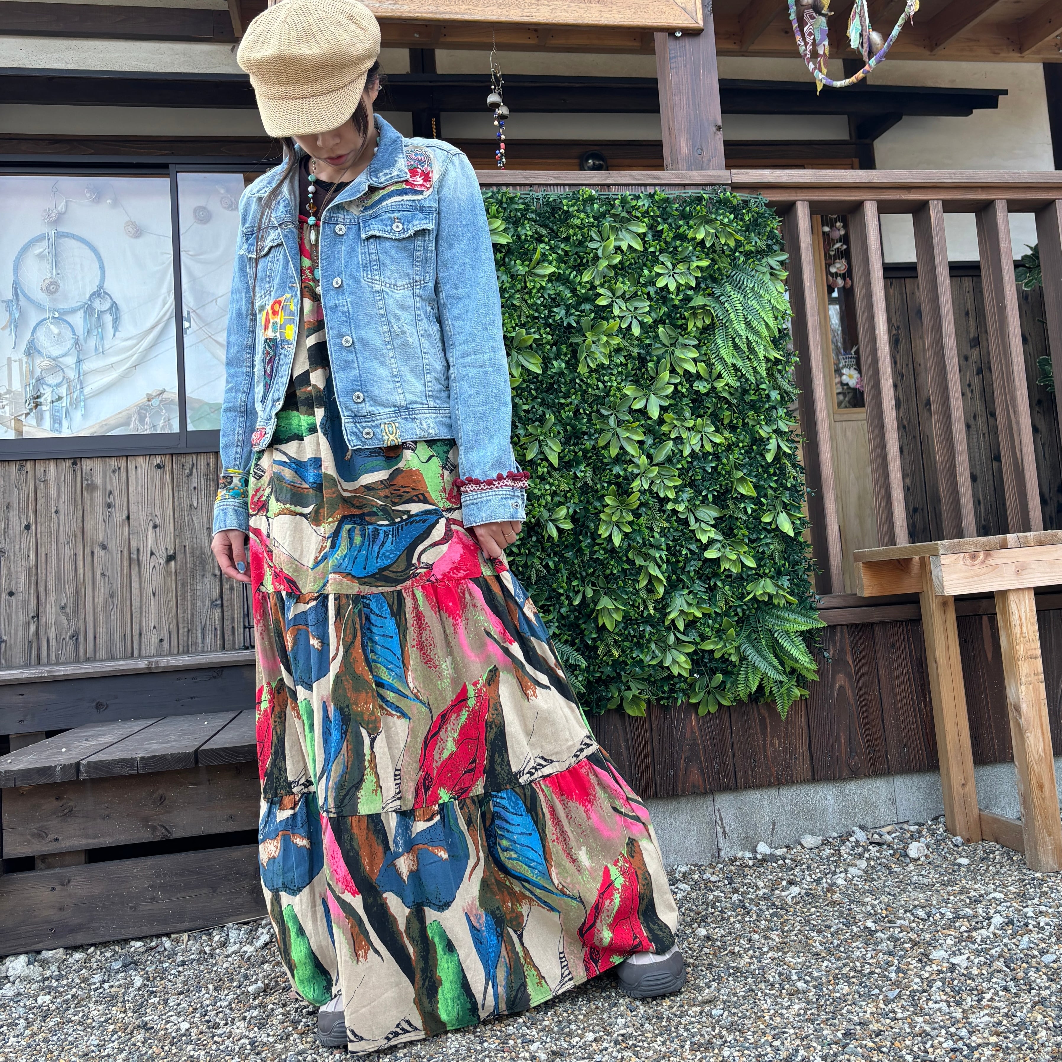 リメイクデニムジージャン | アジアン雑貨ルチュ