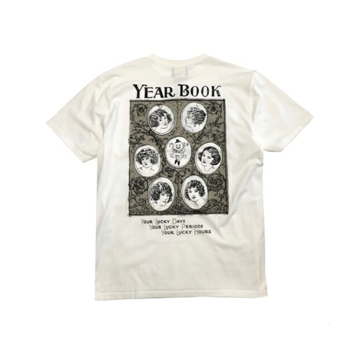 【BY GLADHAND】バイグラッドハンドYEAR BOOKS - S/S T-SHIRTS  （white）半袖Tシャツ