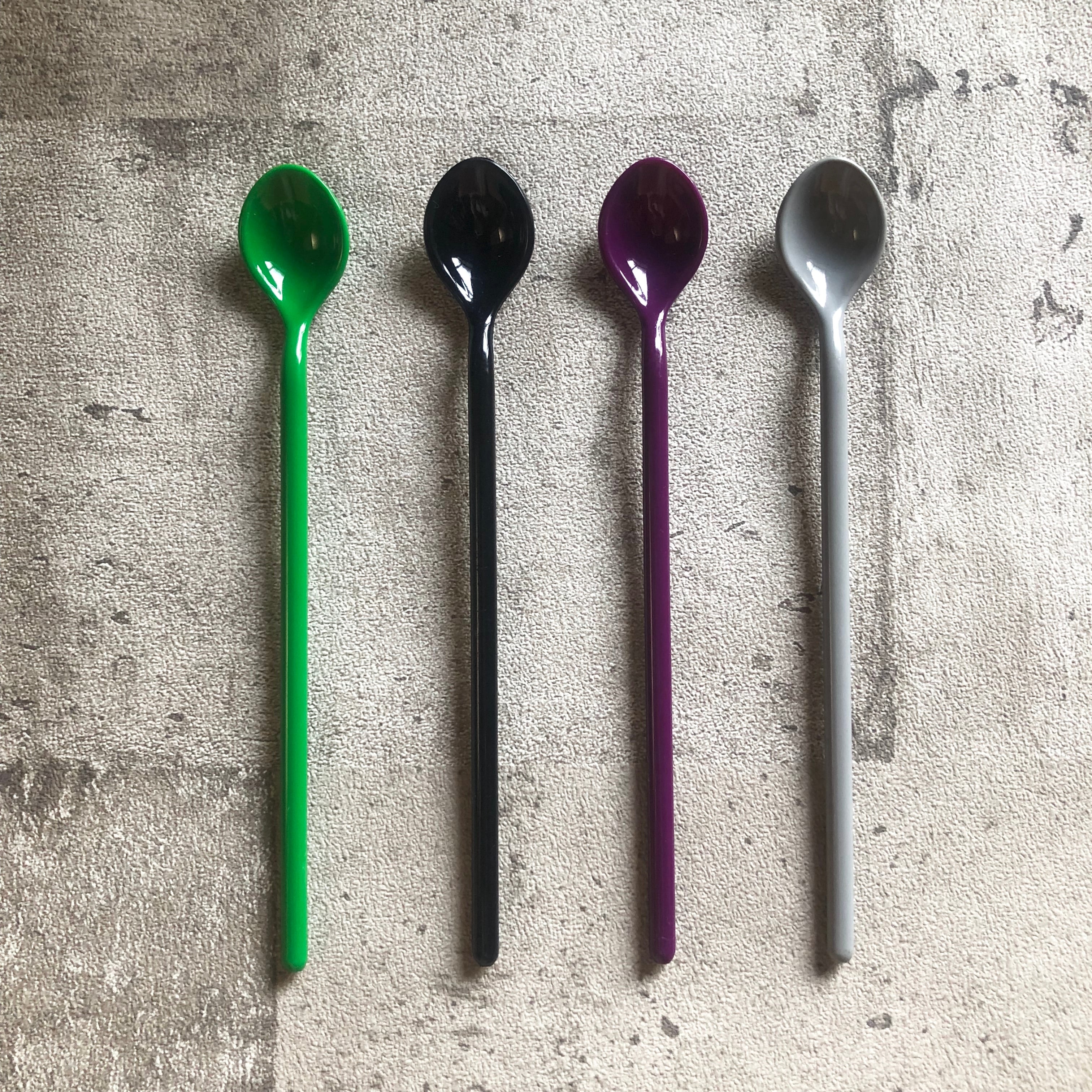 市場 メラミン樹脂 安心素材 パーティー用 普段使い メラミンスプーン Rice 離乳食用スプーンにもなる ロングスプーン お友達遊びに来た時用 アソート6本セット
