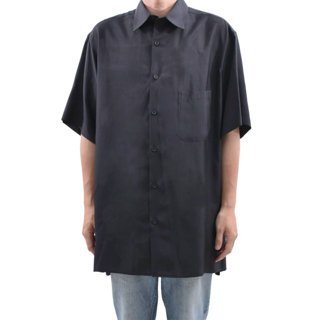 【Yohji Yamamoto】BIG半袖シャツ/YY-S26-0000-224