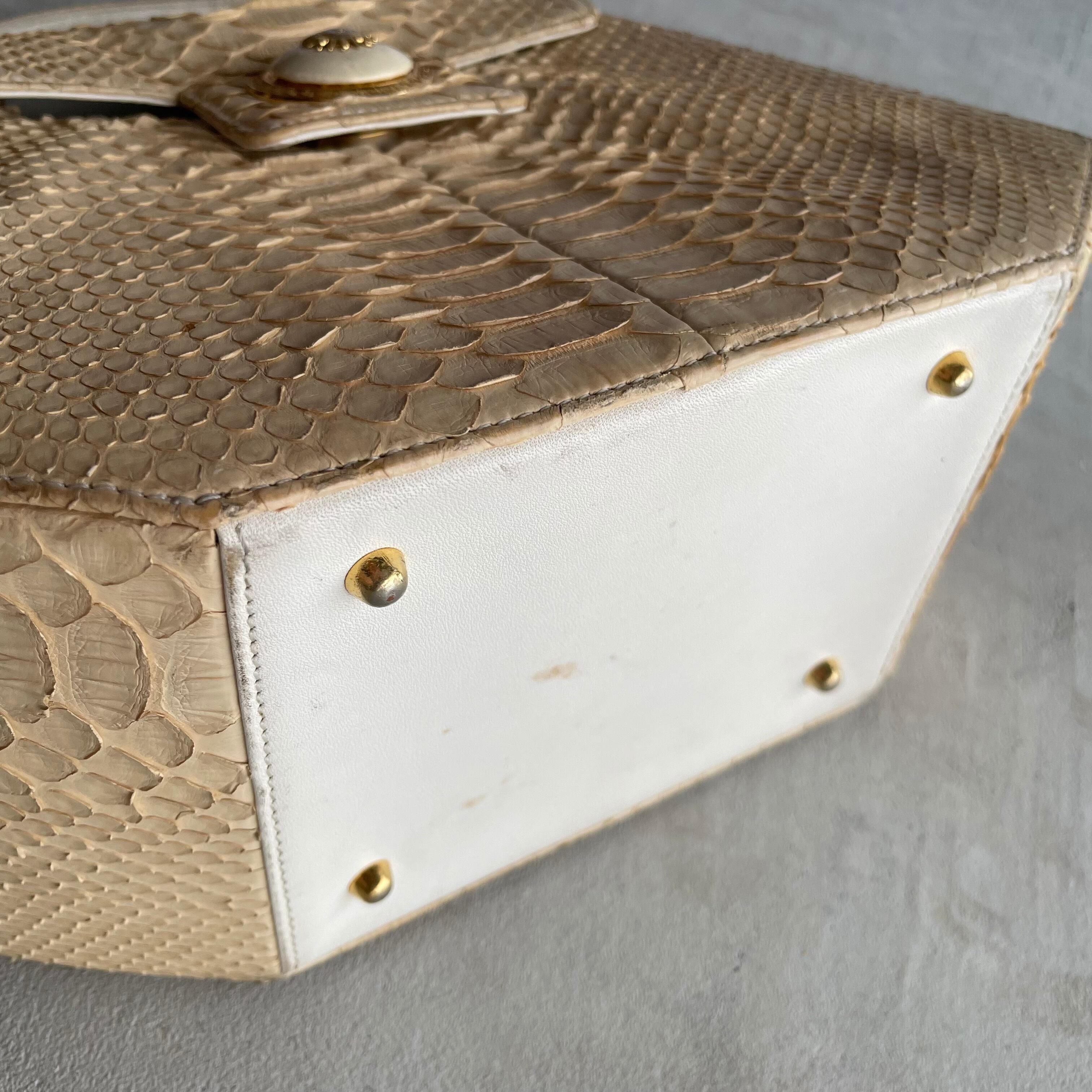 Gianni Versace / vintage python leather vanity bag ジャンニ 