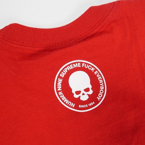 Size【L】 SUPREME シュプリーム ×Number (N)ine 25FW Manson Tee Red