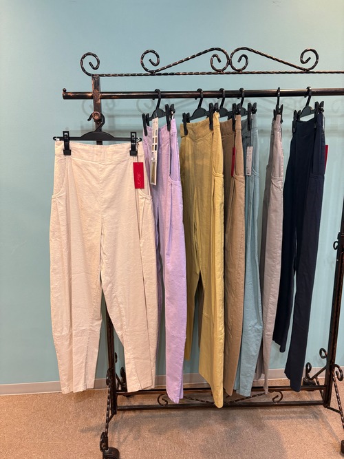 【ラドアッシュ】リネンコットンカーブパンツ　65-5460