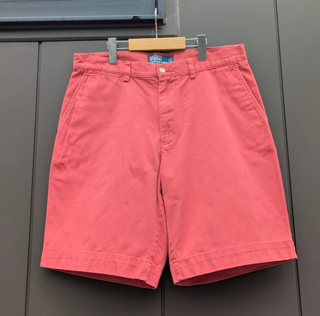 ralph lauren fade red!! cotton shorts 小岩店
