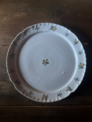 <47>　Yuichi Nakata　色絵丸花大皿　