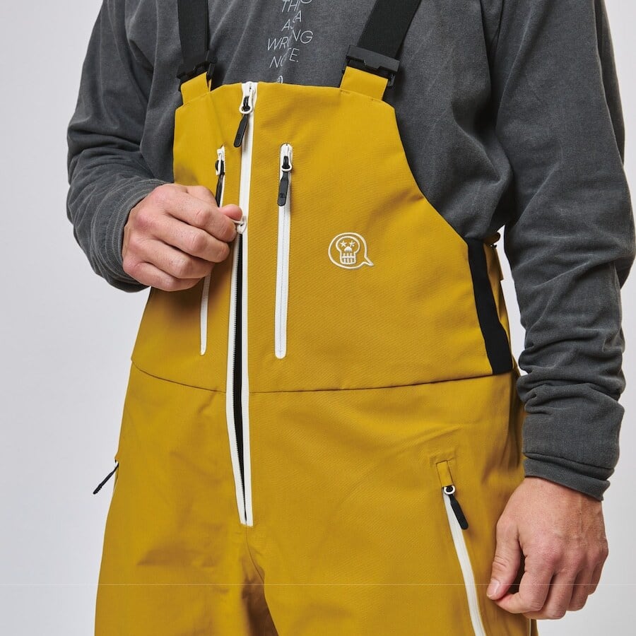 UNFUDGE 『 SMOKE BIB PANTS - DARKNAVY 』 26/27 アンファッジ