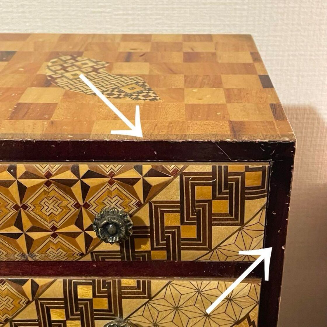ヴィンテージ 】✴︎寄木細工✴︎アクセサリーボックス✴︎箱根 
