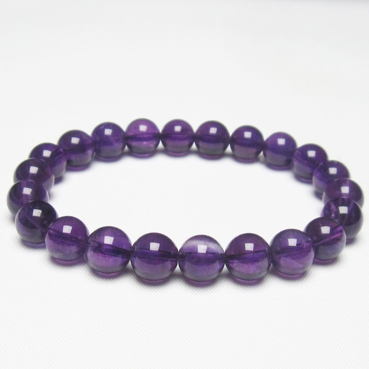 アメジスト ブレスレット 9mm [M便 1/10] 111-21664