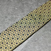 pattern silk tie