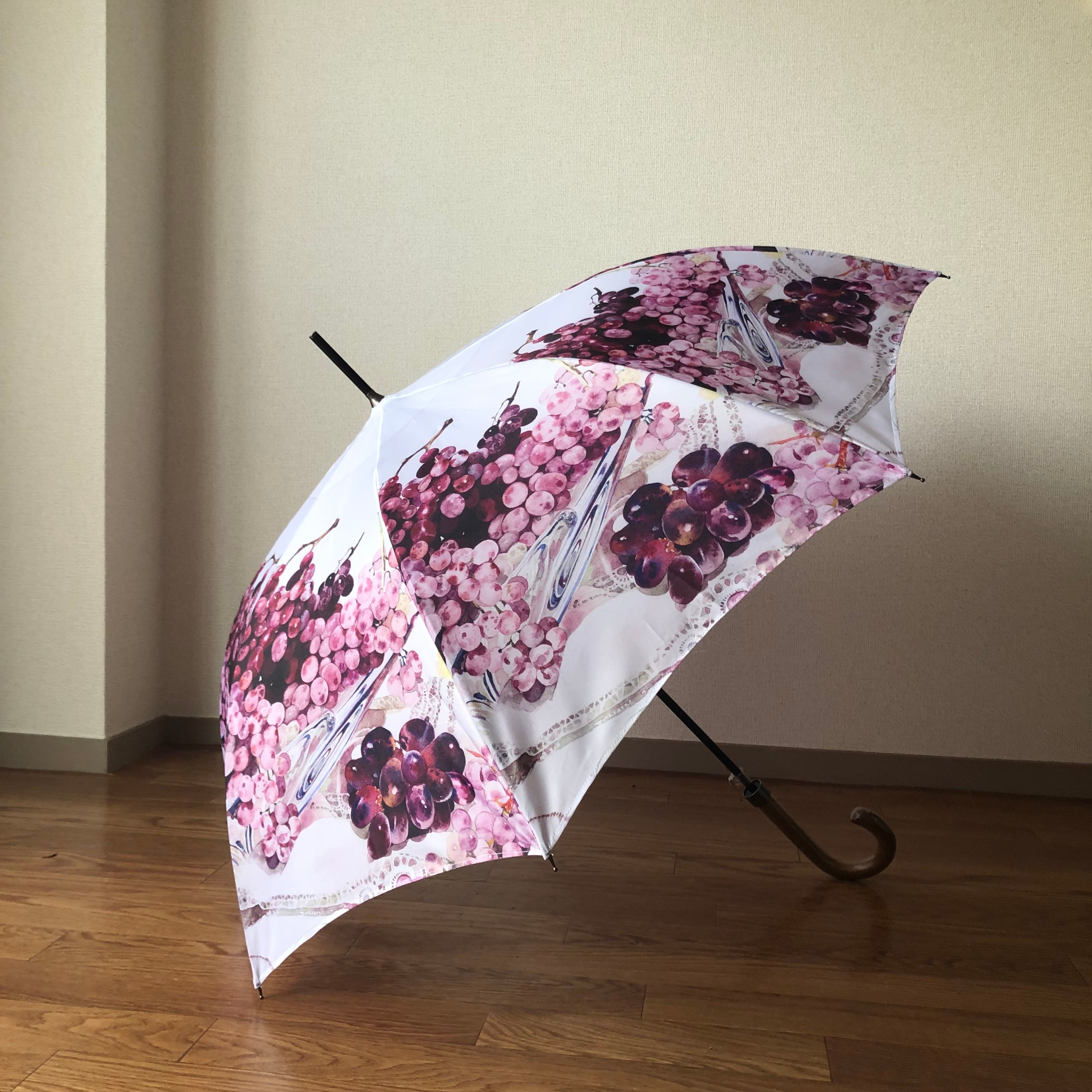 【受注生産】晩秋の甲州ブドウの雨傘-  umbrella
