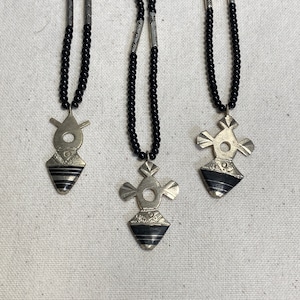 Tuareg  Cross Metal Mix Petit Necklace