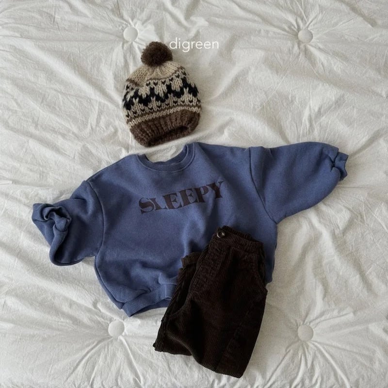 Digreen ディグリーン】 sleepyトレーナー(color:blue)【231101d