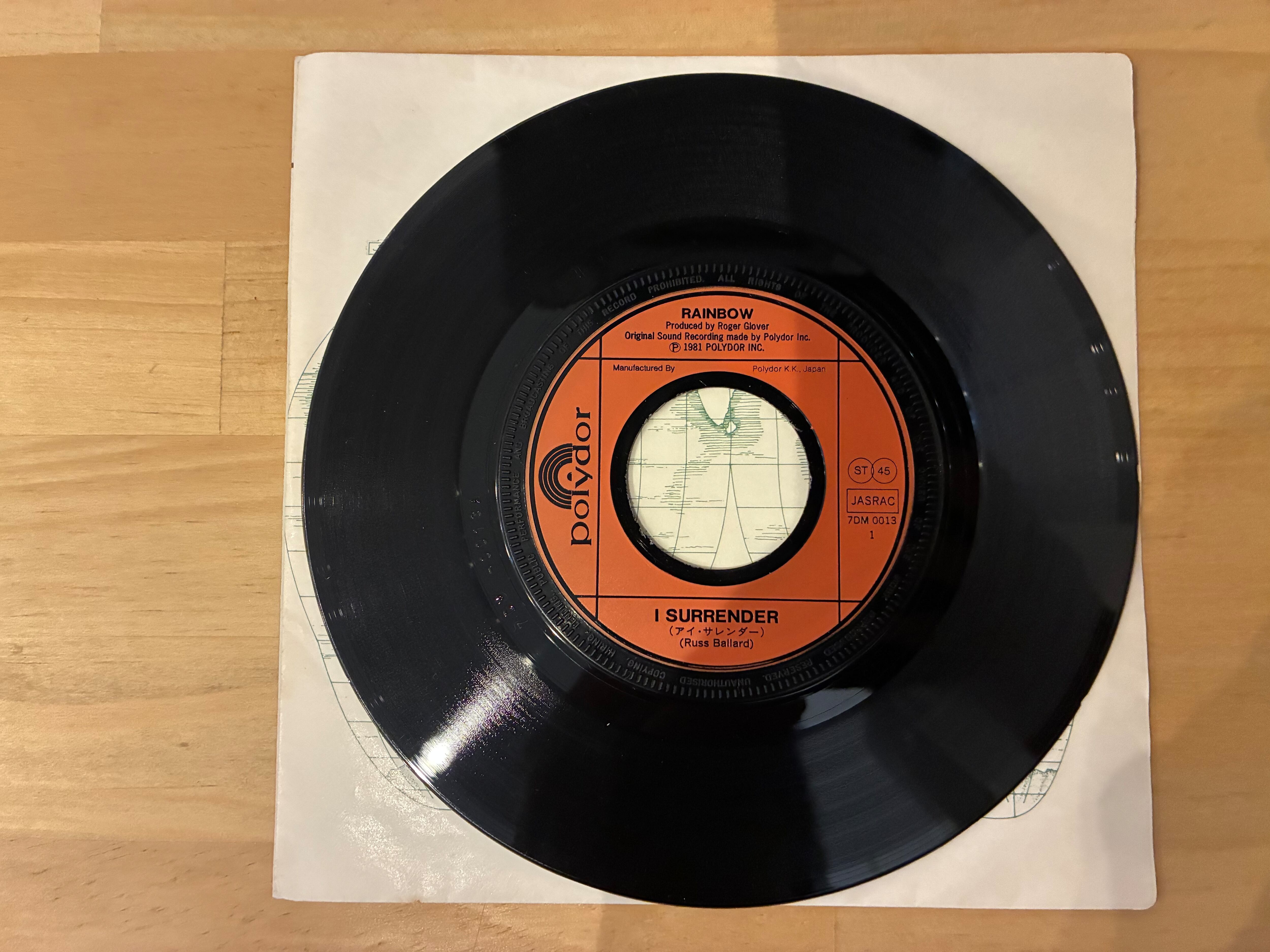RAINBOW / I SURRENDER | SIXTEEN RECORDS EP