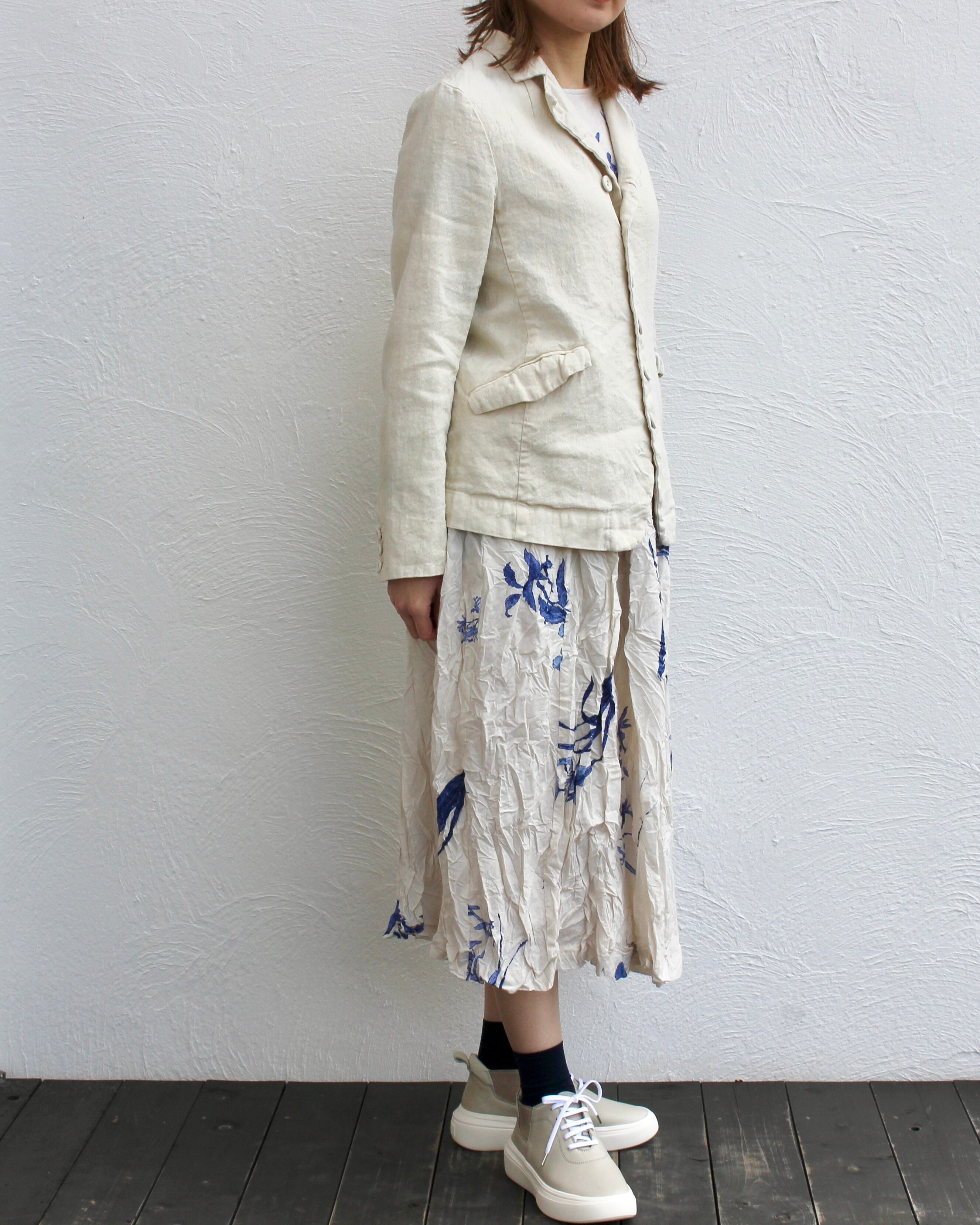 pas de calais/linen cotton jacket | Coffee Restaurant & Boutique mari