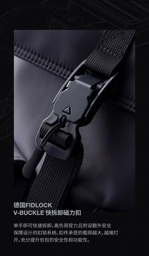COMBACK FIDLOCK磁気バックル メッセンジャーバッグ