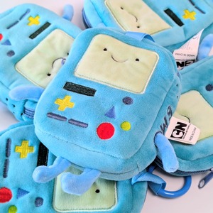 【 Adventure Time ( アドベンチャータイム ) 】 BMO ( ビーモ ) / カラビナポーチキーホルダー / 小物入れ / コインケース / プラッシュキーホルダー 〚アメリカン雑貨 アメトイ〛