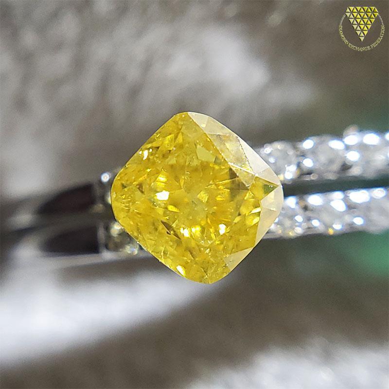 0.401 ct Fancy EXCHANGE Vivid シェイプ ダイヤモンド DIAMOND ...