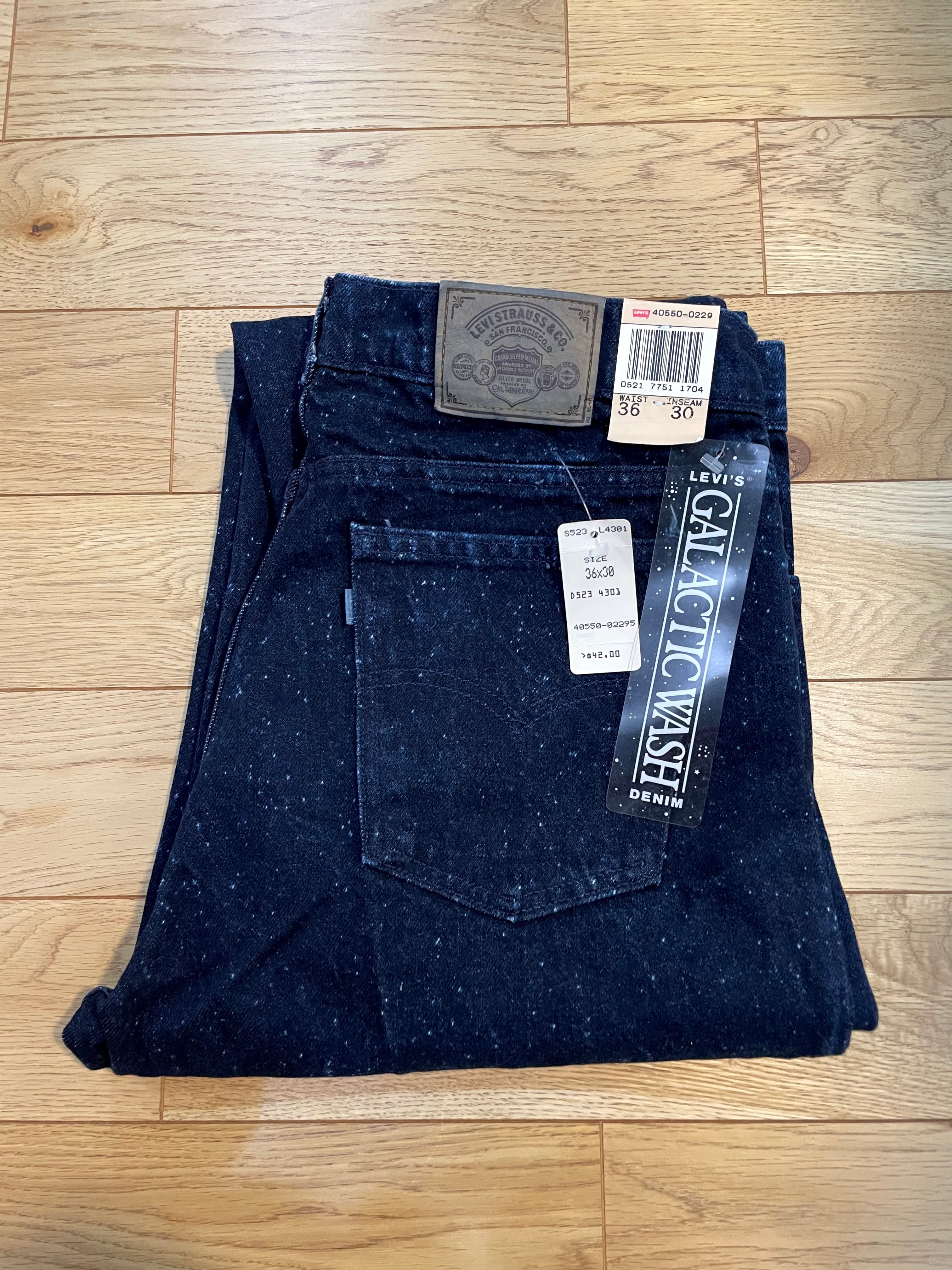 Levi's 550 ギャラクティックウォッシュ W36 L30 dead stock